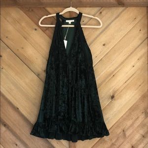 NWT Grade&Gather Velvet Mini Dress
